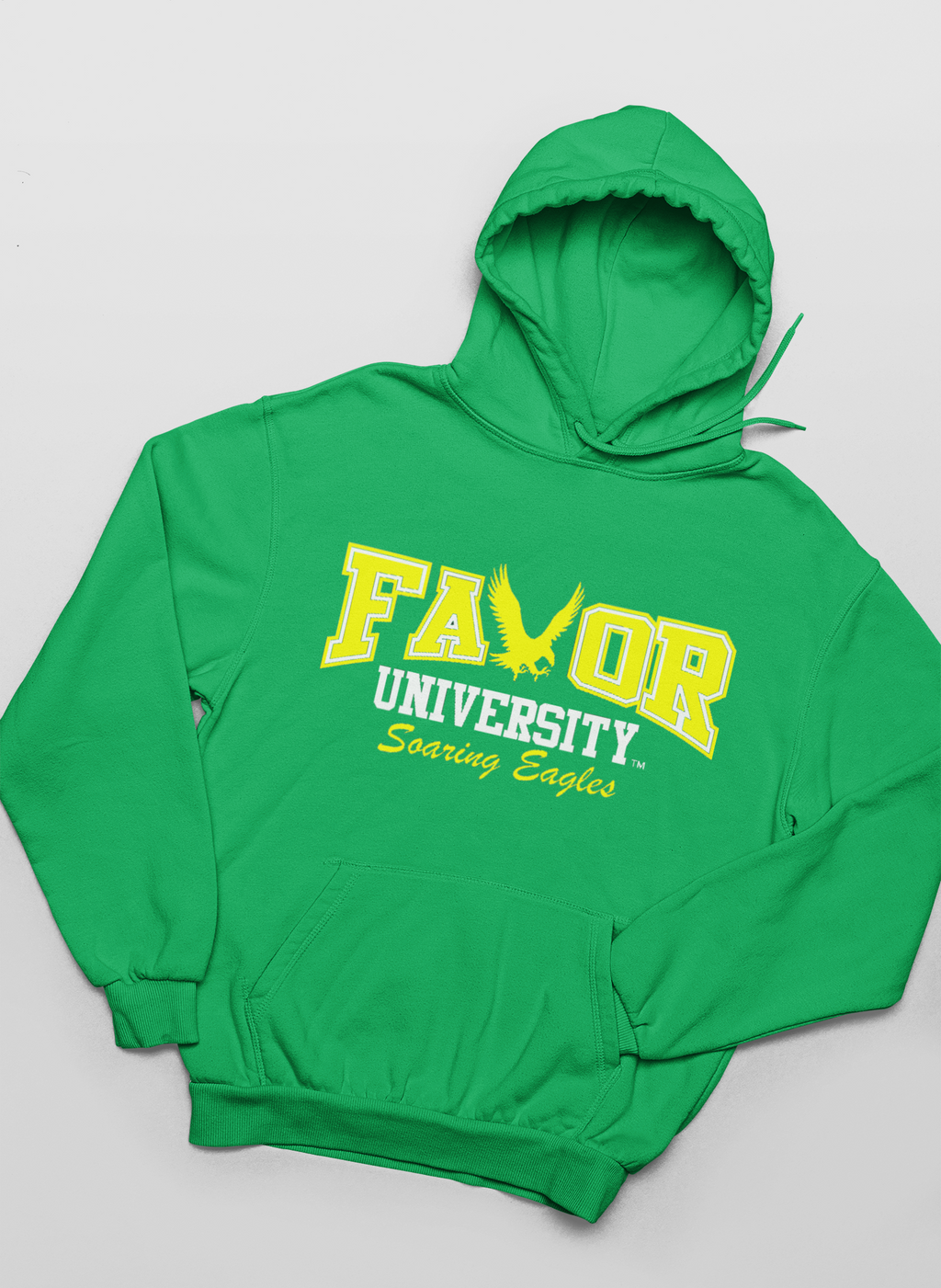Kelly Green Favor University Hoodie