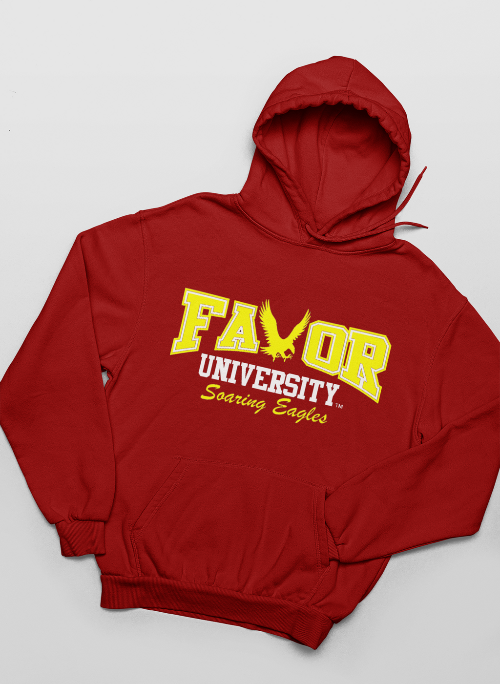 Crimson Favor University Hoodie