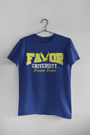 Navy Favor University T-Shirt