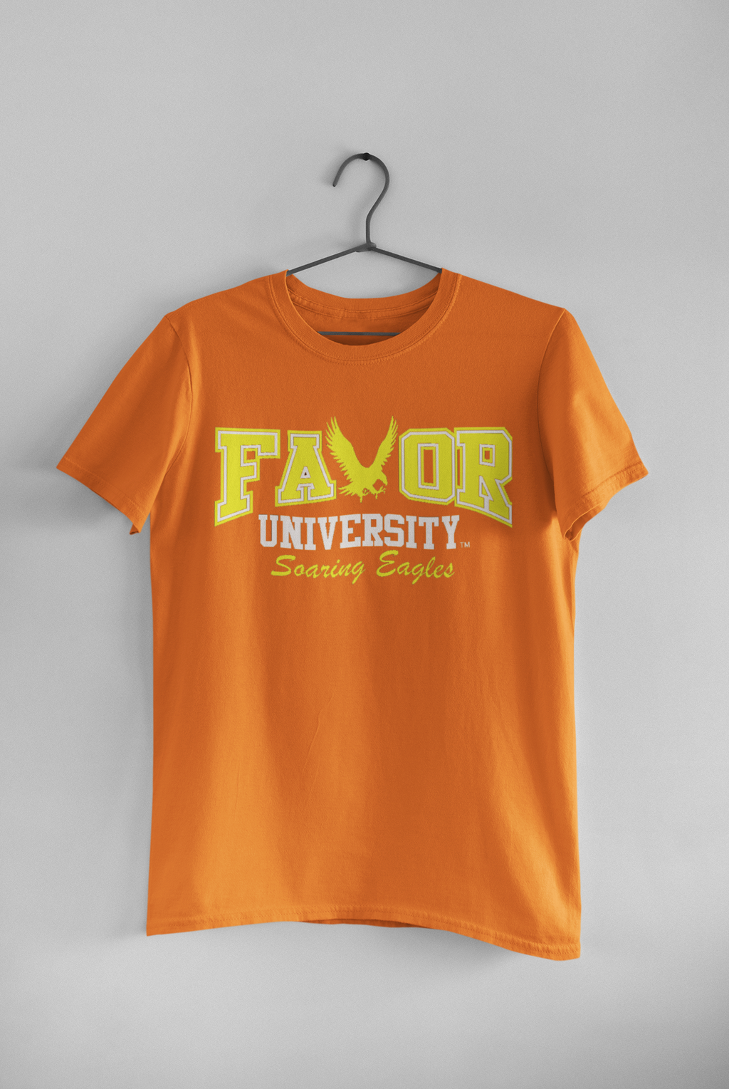 Safety Orange Favor University T-Shirt