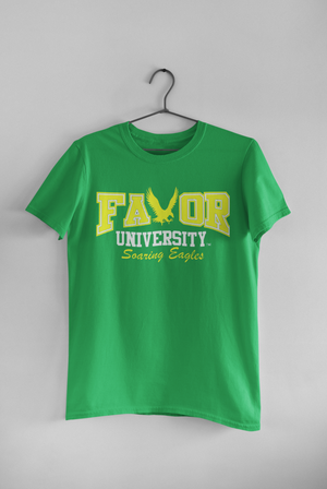 Kelly Green Favor University T-Shirt