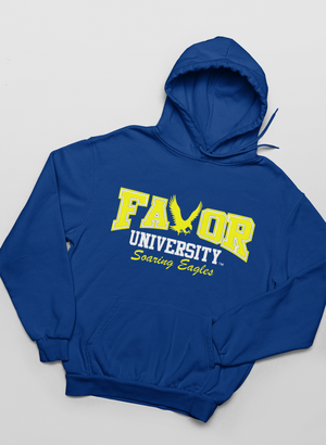 Royal Blue Favor University Hoodie