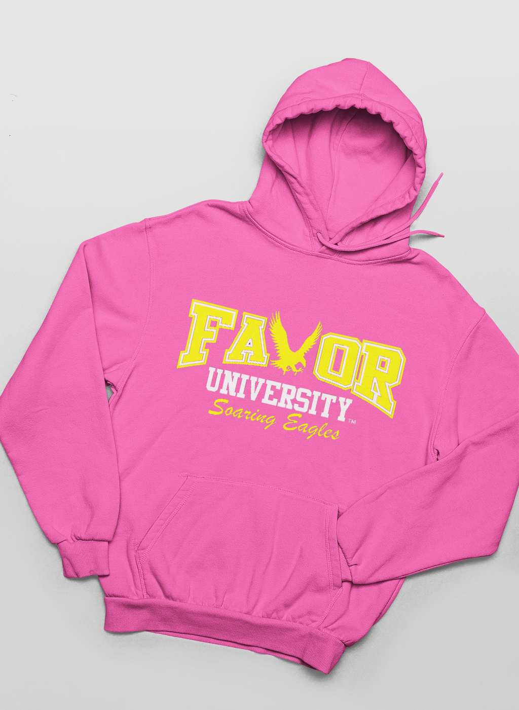 Fuchsia Favor University Hoodie